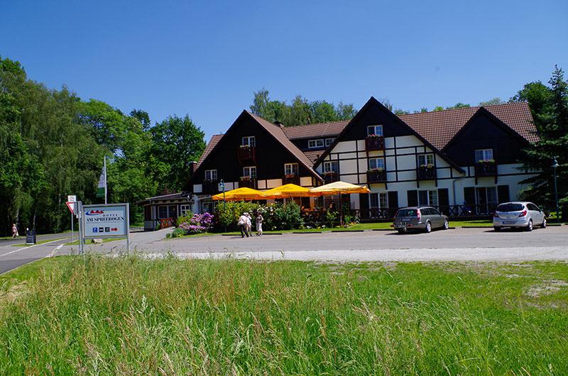 Blick auf die Hotelanlage