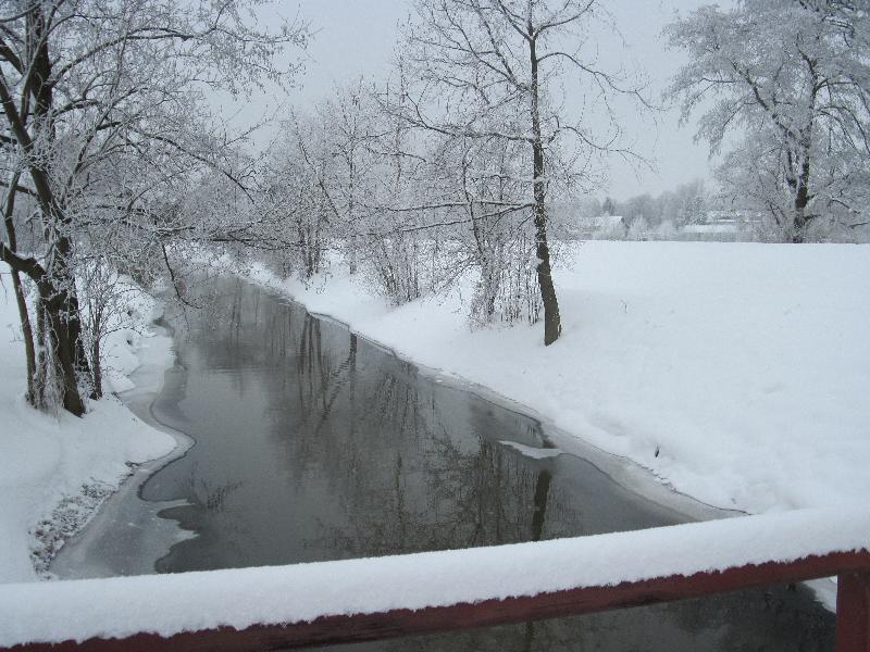 Winterlandschaft im Spreewald