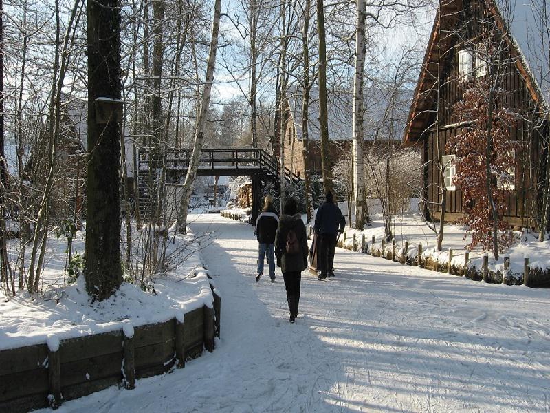 Eislaufen im Spreewald