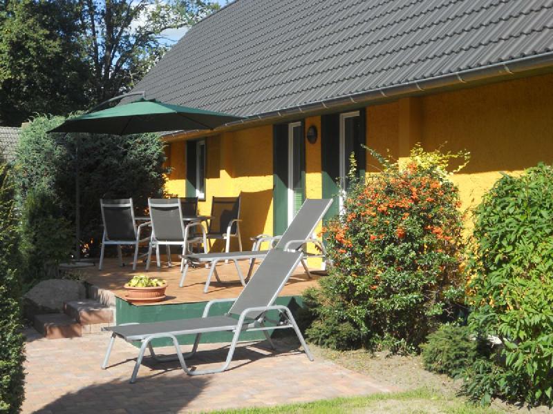 Terrasse am Spreewaldhaus Yellow