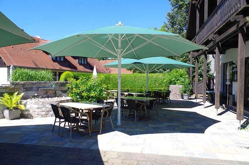 Terrasse am Landgasthof Ochseneck