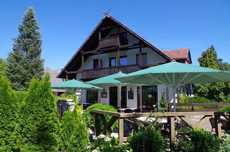 Terrasse am Landgasthof Ochseneck