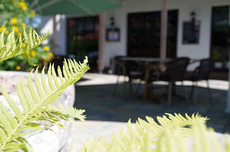 Terrasse am Landgasthof Ochseneck