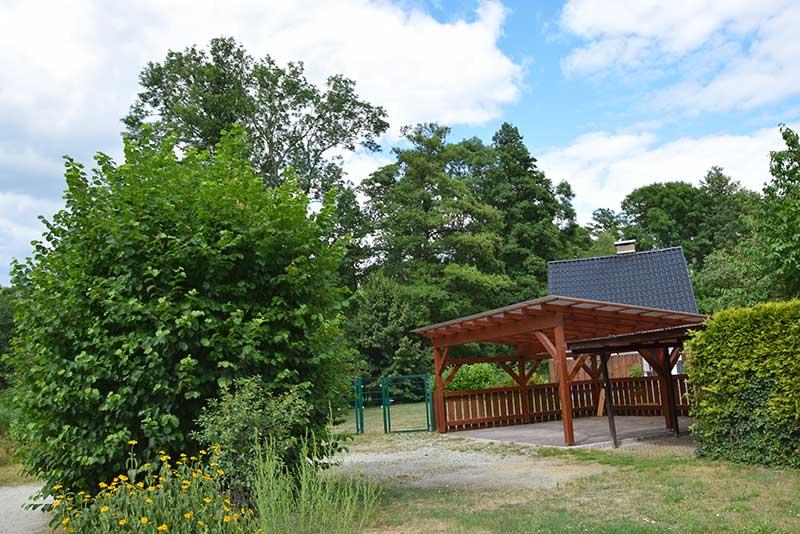 Carport am Ferienhaus